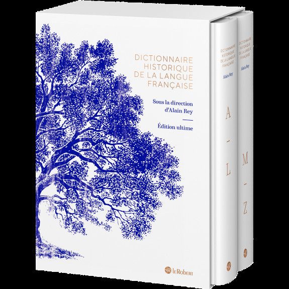 Le&nbsp;"Dictionnaire historique de la langue française", coffret 2 volumes - L'édition ultime est sorti le 20 octobre 2022 aux éditions Le Robert (Le Robert)