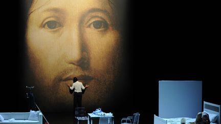 &quot;Sur le concept du visage du fils de dieu&quot; au Festival d&#039;Avignon 2011
 (ANNE-CHRISTINE POUJOULAT/AFP)