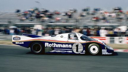 Derek Bell sur la Porsche 956 au Mans en 1983