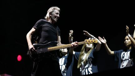 Roger Waters rejoue "The Wall" au Stade de France à Saint-Denis (21 septembre 2013)
 (Thomas Samson / AFP)