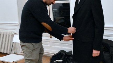 Julien David à Paris le 14 janvier 2013 lors du casting pour son défilé
 (MIGUEL MEDINA /AFP)