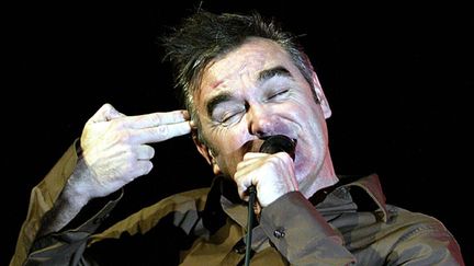 Morrissey sur scène à Miamo, en 2004.
 (Marianne Armshaw/WENN/SIPA)