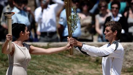 La torche olympique