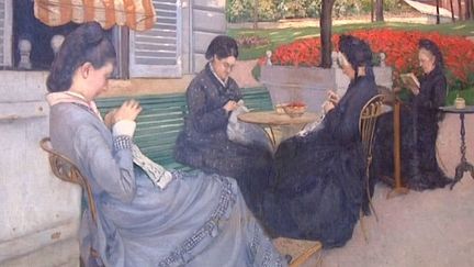 Portraits à la campagne de Gustave Caillebotte (1876) une des oeuvres phare du MAHB
 (France3/culturebox)