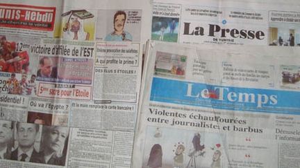 Journaux tunisiens (France Télévisions - Laurent Ribadeau Dumas)