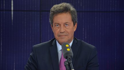 Georges Fenech invité de franceinfo en 2017. (RADIO FRANCE / JEAN-CHRISTOPHE BOURDILLAT)