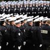 Des élèves policiers, le 25 novembre 2016, à l'Ecole nationale de police de Nîmes (Gard). (PASCAL GUYOT / AFP)