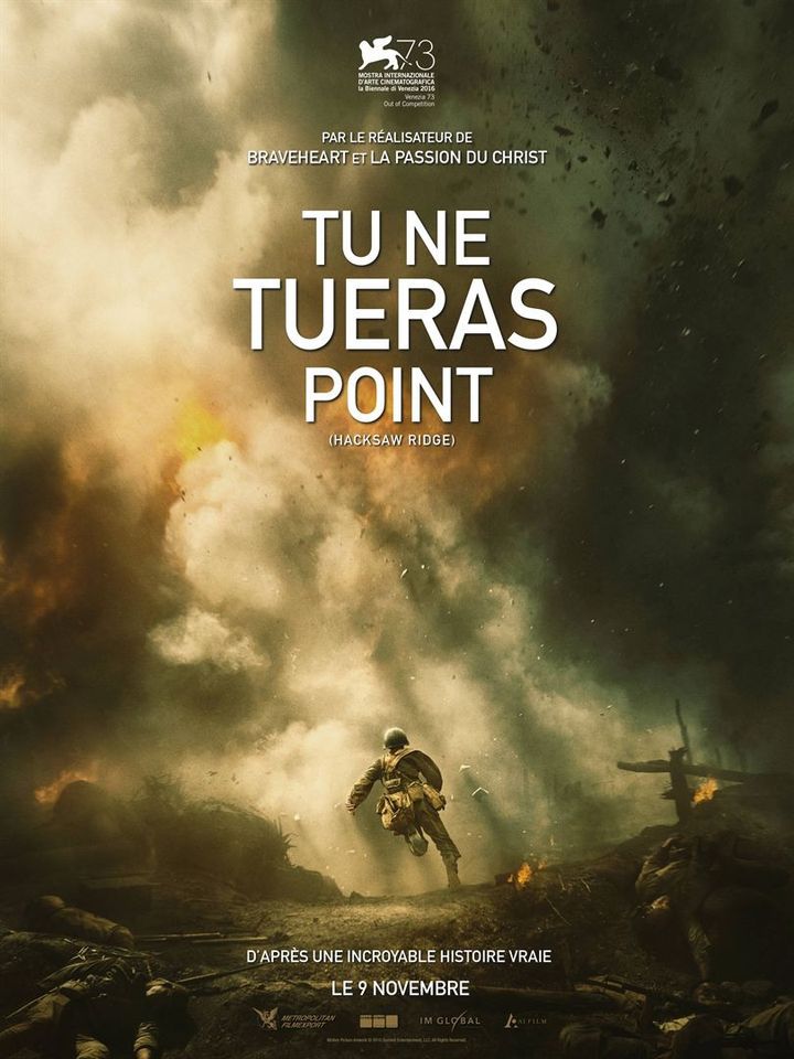 "Tu ne tueras point" : l'affiche française
 (Metropolitan Filmesport)