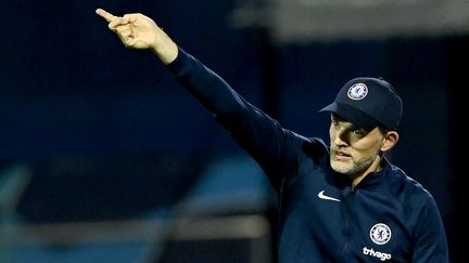 L'entraîneur allemand Thomas Tuchel a été licencié par Chelsea, le 7 septembre, au lendemain de la défaite de son équipe en Ligue des champions sur le terrain du Dinamo Zagreb. (DENIS LOVROVIC / AFP)