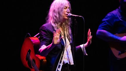 Patti Smith, toujours aussi inspirante, présentait son 