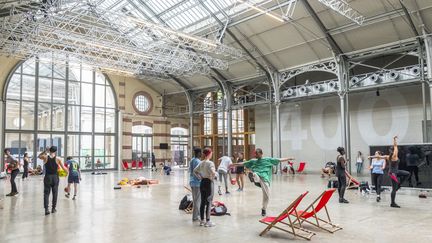 Le Centquatre, à Paris, en mai 2018. (ORTEO LUIS / HEMIS.FR / AFP)