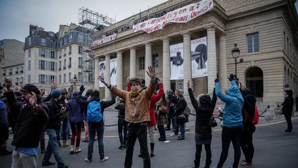 &nbsp; (Le théâtre de l'Odéon à Paris est occupé par des intermittents depuis dimanche © MaxPPP)