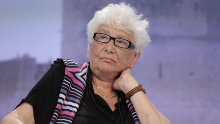 La féministe&nbsp;Yvette Roudy, le 24 août 2013 à La Rochelle, lors de l'université d'été du PS. (MAXPPP)