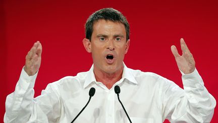 &nbsp; (Manuel Valls a clôturé ce dimanche matin l'université d'été du PS © REUITERS | Stépahe Mahe)