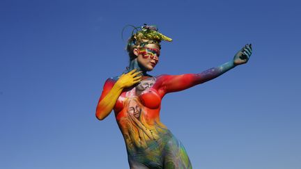 Bodypainting (ALEXANDER KLEIN / AFP)