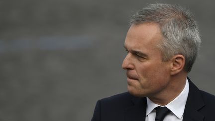 François de Rugy, sur les Champs-Elysées, à Paris, le 14 juillet 2019. (LIONEL BONAVENTURE / AFP)