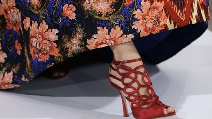 Oscar de la Renta pap ah 2013-2014, à New York (février 2013)...
 (Katthy Vilens /AP/SIPA)