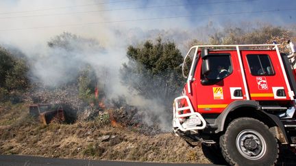 &nbsp; (Le véhicule des pompiers se rendait sur un violent incendie près du Barcarès (illustration) © MaxPPP)