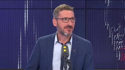 Matthieu Orphelin, député non-inscrit du Maine-et-Loire, invité du "8.30 franceinfo", vendredi 11 octobre 2019.&nbsp; (FRANCEINFO / RADIOFRANCE)