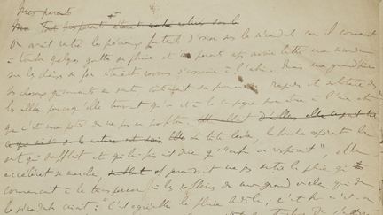 Manuscrit original des "75 Feuillets" de Marcel Proust (@ FRANCESCA MANTOVANI /GALLIMARD/BNF)