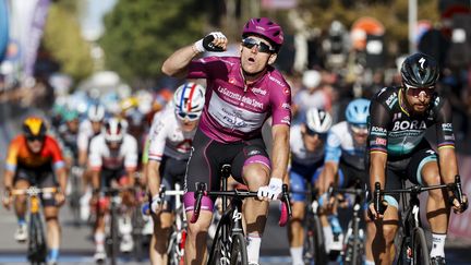 Arnaud Démare a remporté sa 4e victoire d'étape sur l'édition 2020 du Giro (LUCA BETTINI / AFP)