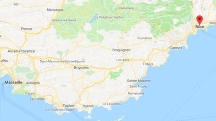 Des policiers ont identifié la victime d'une agression à Nice, diffusée sur les réseaux sociaux. (GOOGLE MAPS)