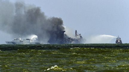 Sri Lanka : la crainte d'une catastrophe écologique après l'incendie d'un porte-container