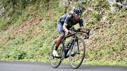 Le grimpeur colombien Nairo Quintana (Movistar). (DIRK WAEM / BELGA MAG)