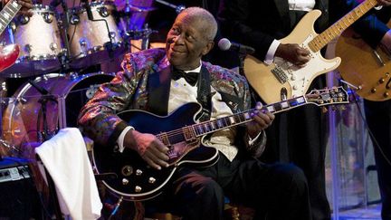 B. B. King sur scène à la Maison Blanche en 2012
 (JIM WATSON / AFP)