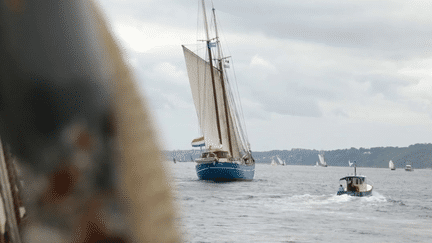 Finistère : des navires centenaires paradent aux Fêtes maritimes de Brest