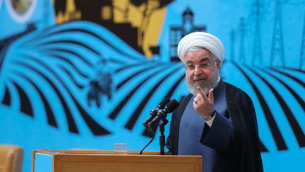 Le président iranien Hassan Rohani à Téhéran, le 26 août 2019. (IRANIAN PRESIDENCY / AFP)