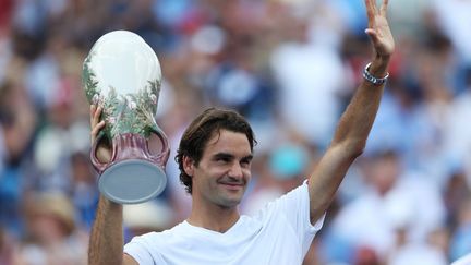 Roger Federer savoure le 76e succès de sa carrière (NICK LAHAM / GETTY IMAGES NORTH AMERICA)