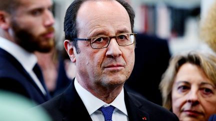 Francois Hollande à Vitry-le-François, dans l'Est de la France le 7 mars 2017. (FRANCOIS NASCIMBENI / AFP)