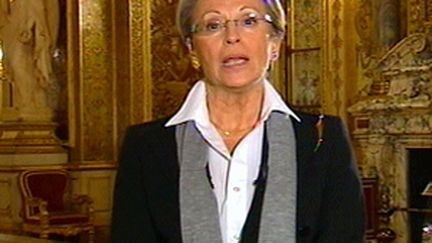 Michèle Alliot-Marie, la ministre de la Justice. (France 3)