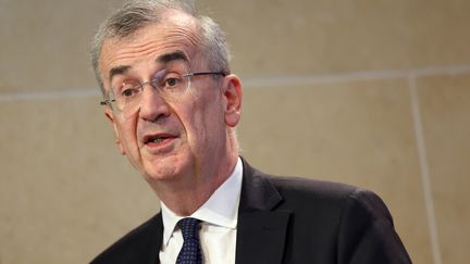 François Villeroy de Galhau, governor of the Bank of France.  (KEVIN DIETSCH / GETTY IMAGES NORTH AMERICA)