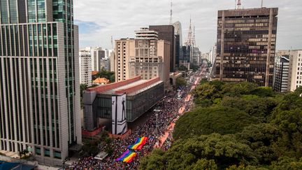 &nbsp; (Malgré le succès de la dernière Gay Pride, le 7 juin dernier à Sao Paulo, l'homosexualité semble de moins en moins bien acceptée au Brésil © Brazil Stringer / Reuters)