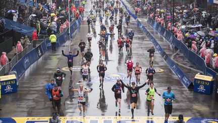 Le marathon de Boston en 2018 (RYAN MCBRIDE / AFP)