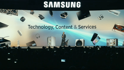 &nbsp; (Conférence de presse Samsung au CES 2016 (capture vidéo) © Samsung)