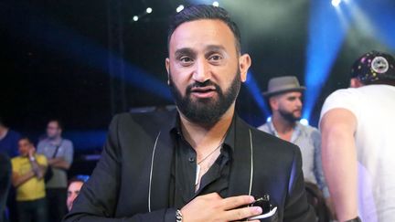 L'animateur Cyril Hanouna au combat de boxe entre le Français&nbsp;Tony Yoka et le Britannique Dave Allen au Palais des sports à Paris, le 23 juin 2018.&nbsp; (J.E.E / SIPA)