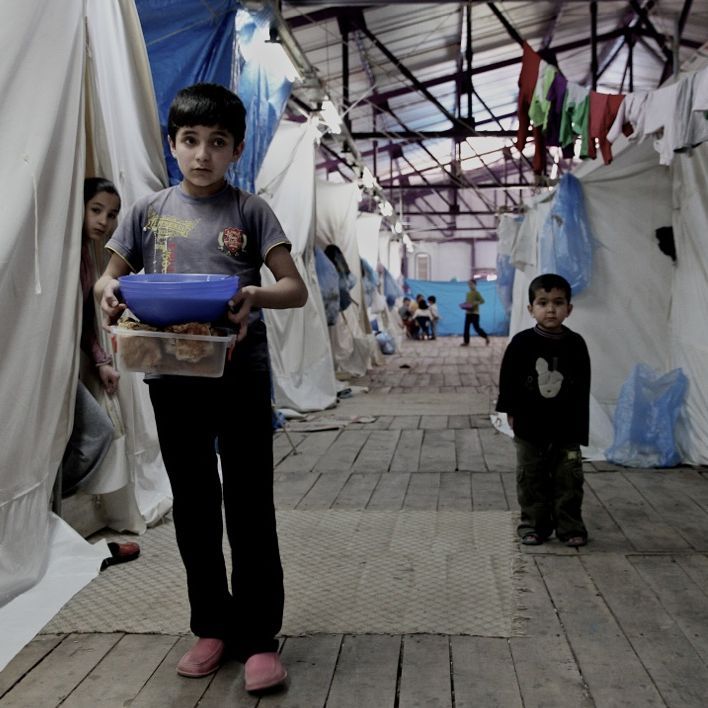 Des enfants dans le camp de réfugiés de Reyhanli en Turquie (william Roguelon)