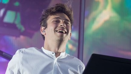 Flume sur la scène du festival Austin City Limits (ACL) en 2016, aux Etats-Unis.
 (SUZANNE CORDEIRO / AFP)