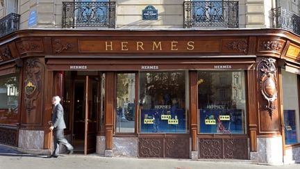 La boutique d'Hermès à Paris, le 25/10/2010 (AFP)