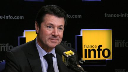 &nbsp; (Christian Estrosi était l'invité de France Info © RF/ Gilles Halais)