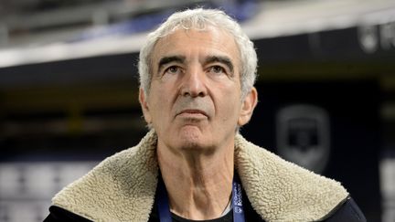 L'ancien sélectionneur des Bleus, Raymond Domenech, le 2 février 2020 à Bordeaux (Gironde). (NICOLAS TUCAT / AFP)