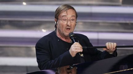 Lucio Dalla, sur la scène du festival de San Remo, le 16 février dernier
 (Luca Bruno/AP/SIPA)