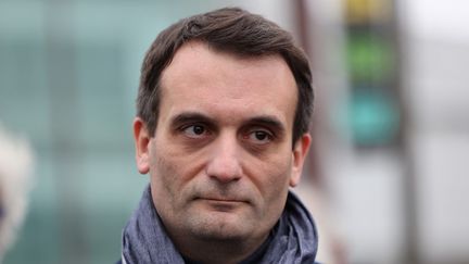 Florian Philippot, leader du parti nationaliste français "Les Patriotes", à Paris le 4 avril 2022. (THOMAS SAMSON / AFP)