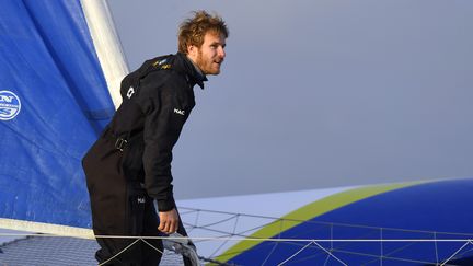 François Gabart : "Un accueil triomphal reçu à Brest"