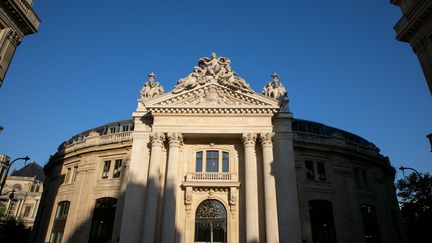 Le futur musée d'art contemporain de François Pinault est situé dans l'ancienne bourse de commerce de Paris, dans le&nbsp;quartier des Halles. (ROMUALD MEIGNEUX/SIPA)