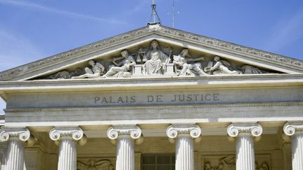 Le palais de justice de Marseille (Bouches-du-Rhône), le 16 juillet 2021. (MAGALI COHEN / HANS LUCAS / AFP)