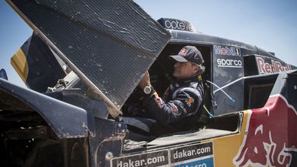 Carlos Sainz (SMG) à la portière de son buggy